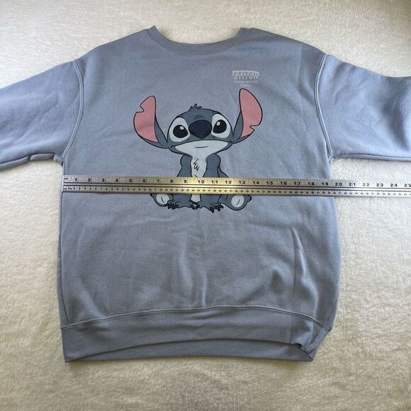 Large Blue Lilo & Stitch Sweater Ohana Means Family - Picture 5 of 13